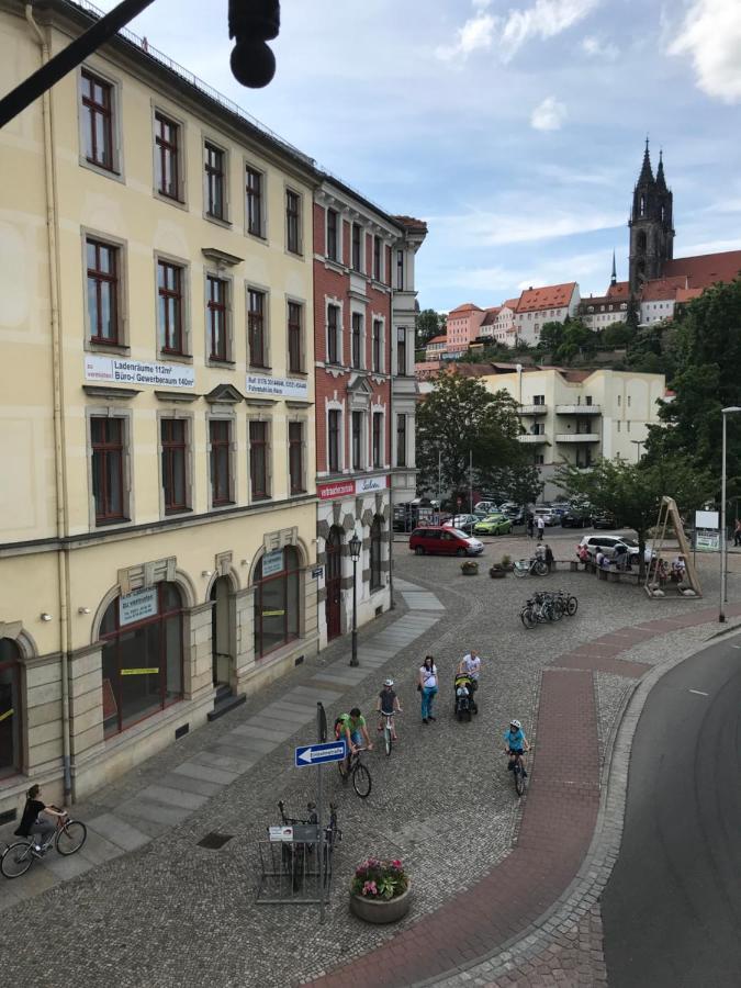 Apartments At Old Town Bridge Altstadt, Elbestrand, Fahrradweg, Schiffsanleger Meissen Exterior foto